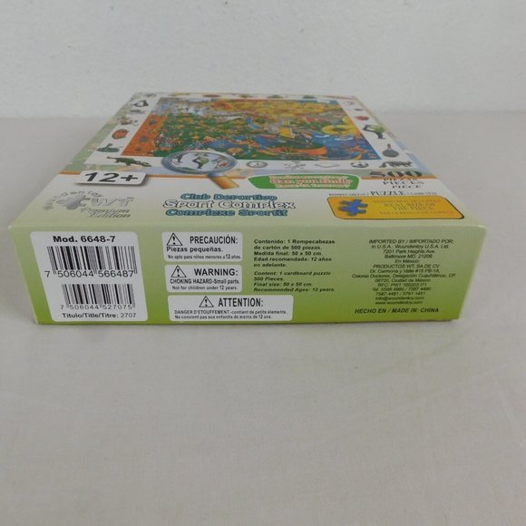 Jigsaw Puzzle Sport Complex Can You Find 500 Piece Wuundentoy Search Find Kids - Picture 5 of 6